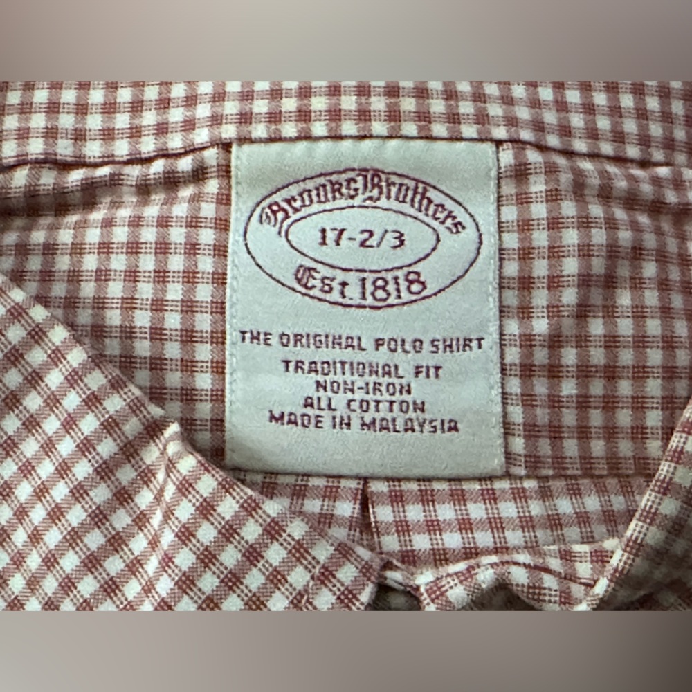 Brooks Brothers Multi Color Check Pattern Men’s D… - image 3